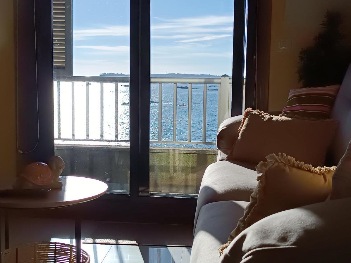 דירות וילאנואבה דה ארוסה Mirador Mar De Castelao, 1ª Linea De Playa Urbana מראה חיצוני תמונה