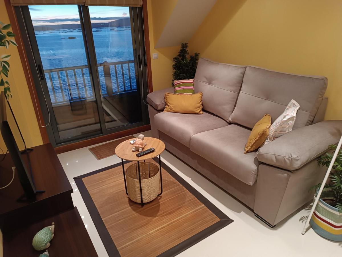 דירות וילאנואבה דה ארוסה Mirador Mar De Castelao, 1ª Linea De Playa Urbana מראה חיצוני תמונה