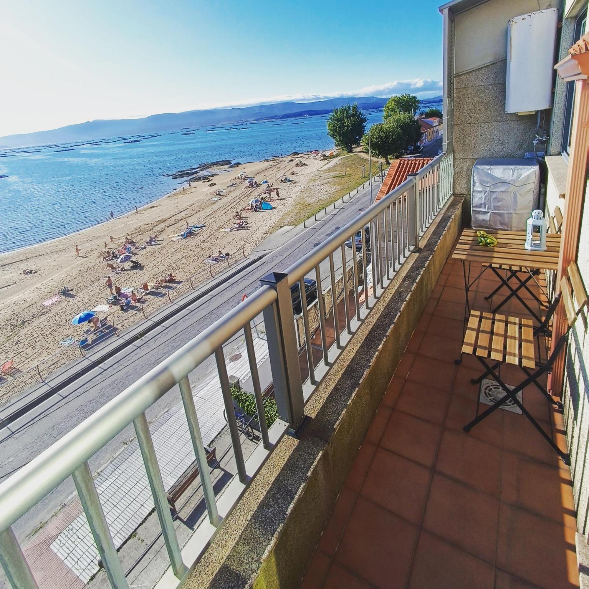 דירות וילאנואבה דה ארוסה Mirador Mar De Castelao, 1ª Linea De Playa Urbana מראה חיצוני תמונה