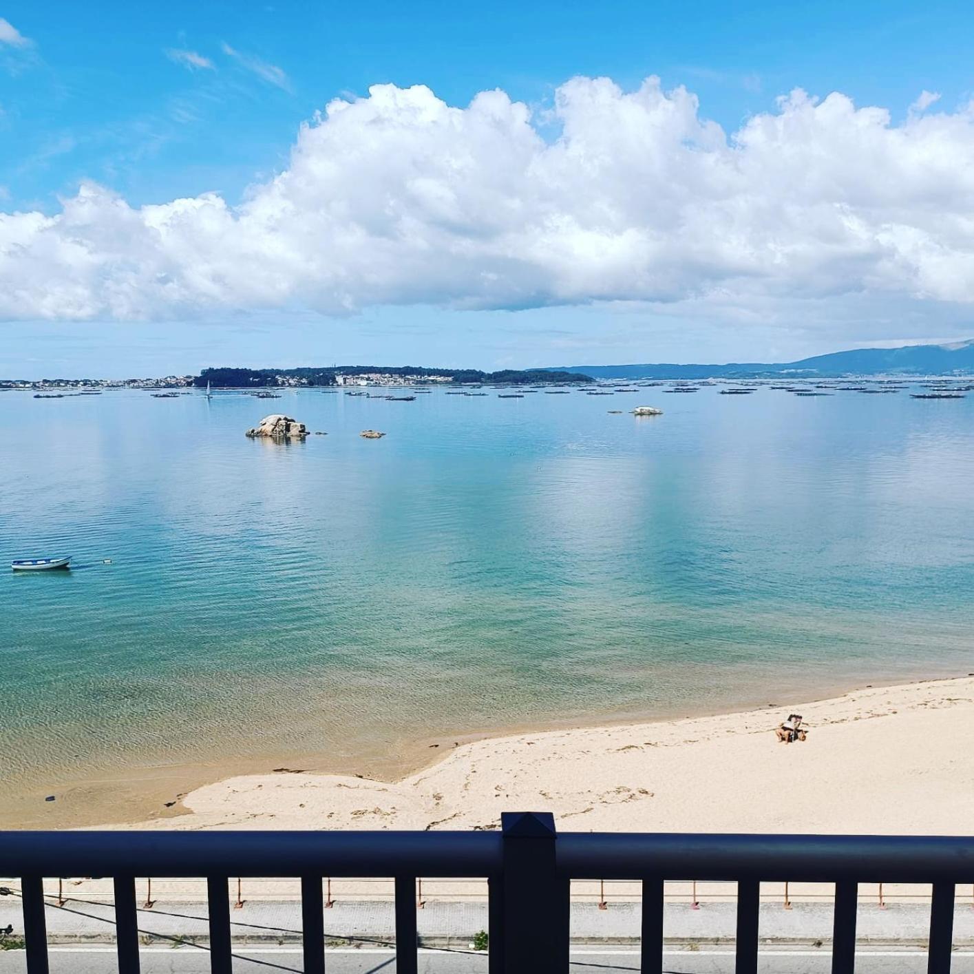 דירות וילאנואבה דה ארוסה Mirador Mar De Castelao, 1ª Linea De Playa Urbana מראה חיצוני תמונה